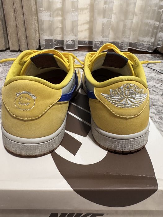 Jordan 1 Travis scott canary yellow