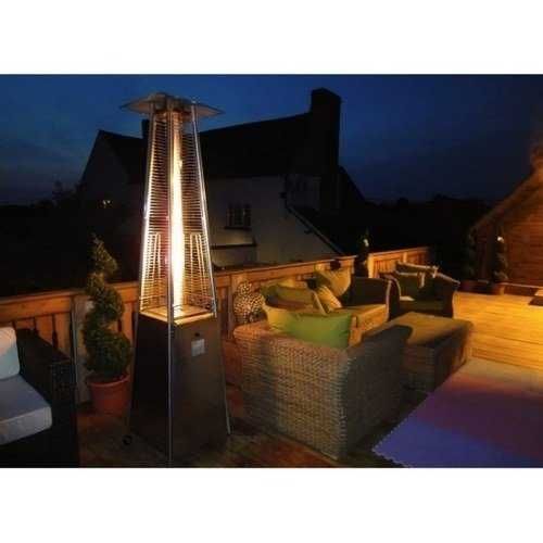 камин уличный инфракрасный газовый aiwa черный