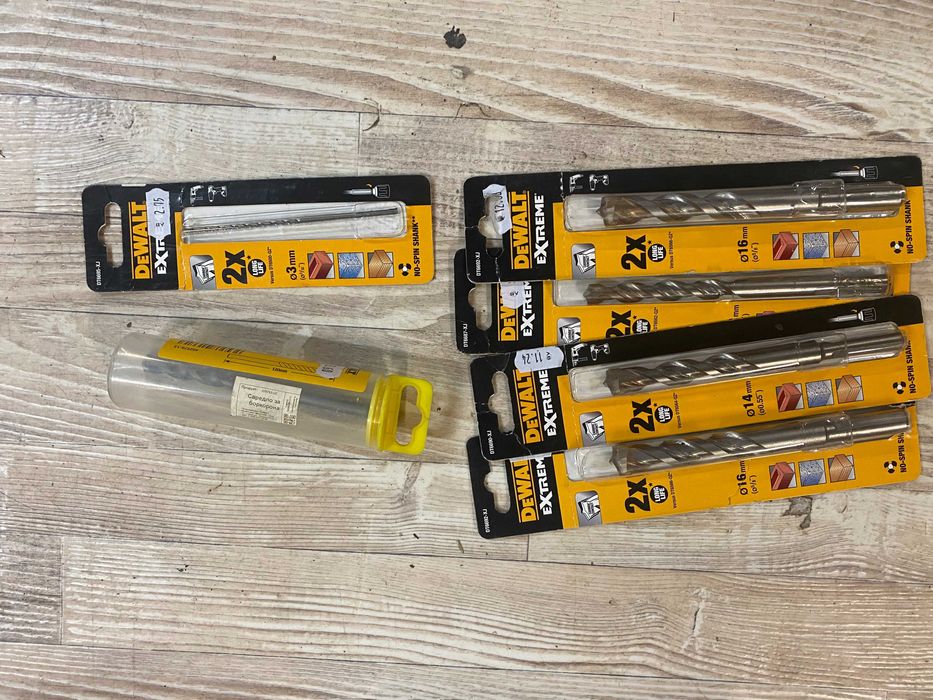 Свредло за бетон XLR, SDS+ DEWALT от ø 6x110x50 до ø 26x450x400