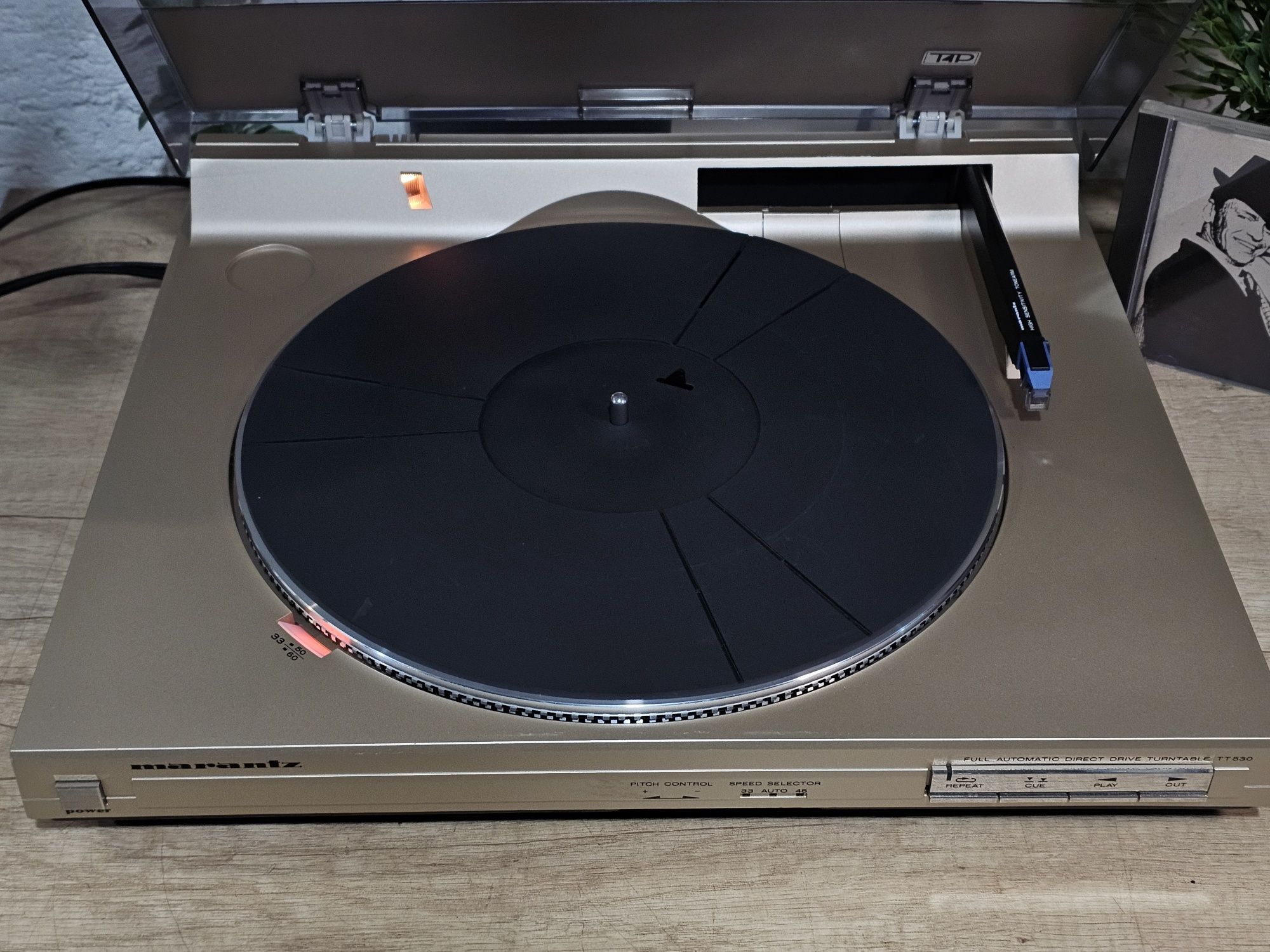 Pick-up MARANTZ TT-530, tangențial full automatic ,direct drive, Japan