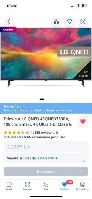 Televizor LG QNED 43qned753RA