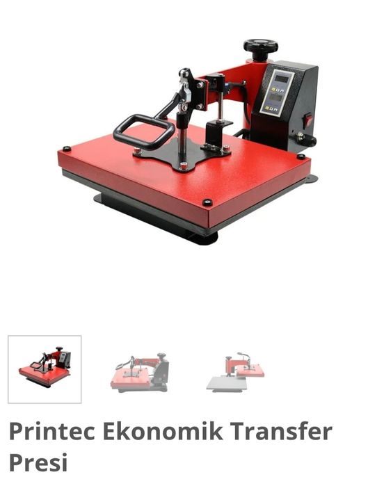 DTF принтер Printec ProDESK Mini 21 см,всички консумативи + термопреса