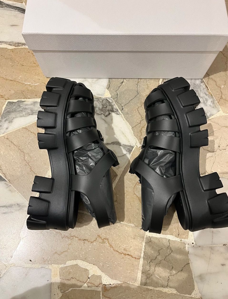 Сандали PRADA черно