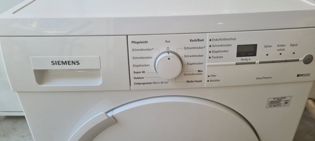 Сушилня с термопомпа Siemens iQ500  7кг/А+++