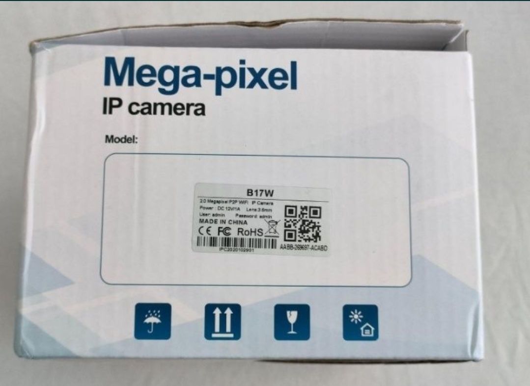 IP Camera 3 Mega-pixel Remote Focus Bullet nouă nefolosita
