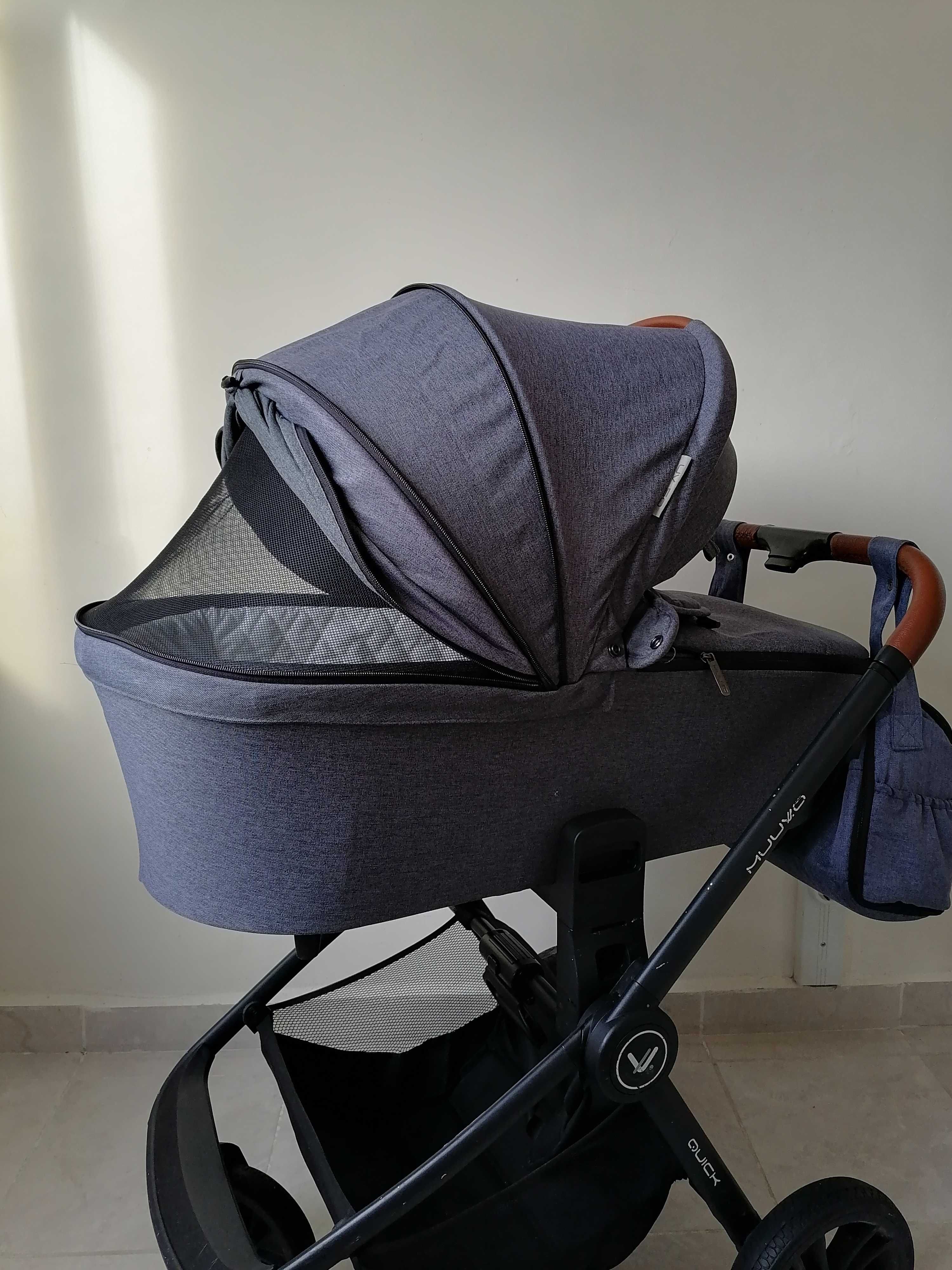 Детска количка MUUVO, лека, маневрена и с UV защита