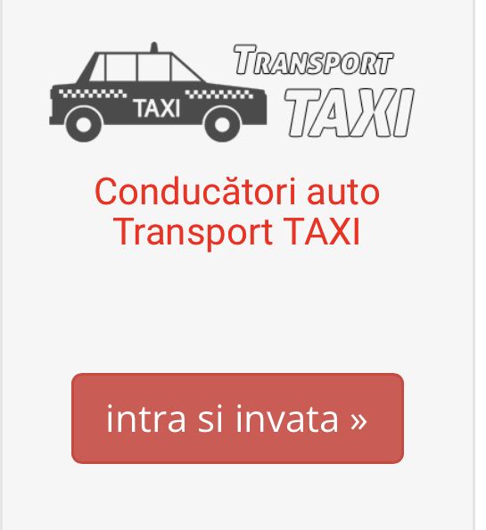 Atestat Taxi și Uber 150 lei