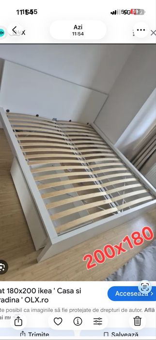 Pat ikea 180 / 200 saltea relaxa