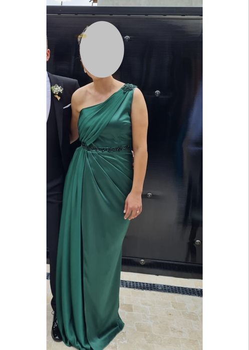 Rochie de seara, verde smarald