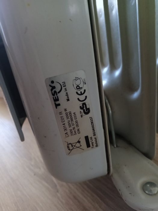 Маслен радиатор tesy 3000w