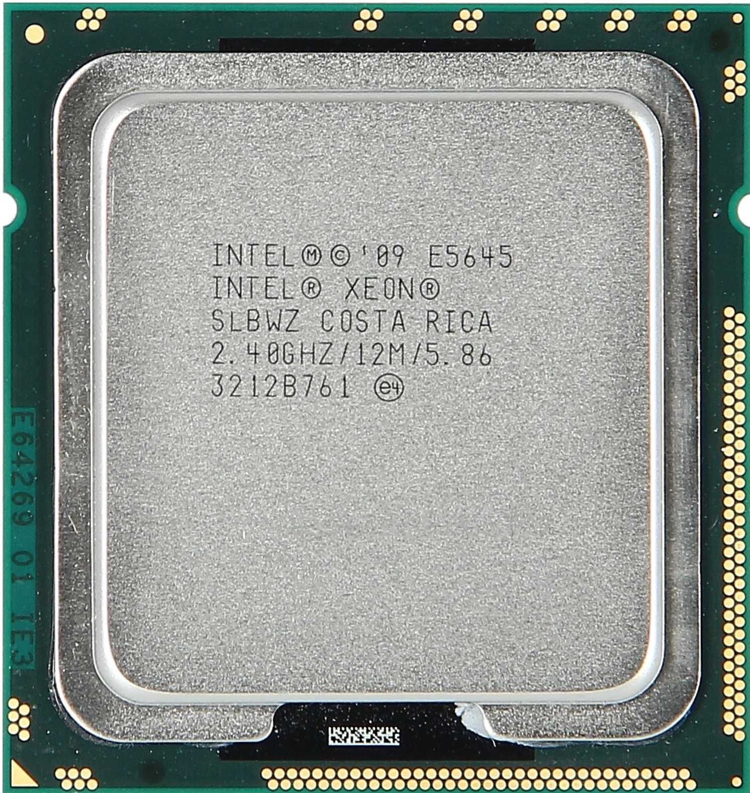 Intel Xeon Silver4109T; E5-2618LV3; E5645; E5-2628LV2; Core2Quad Q9400