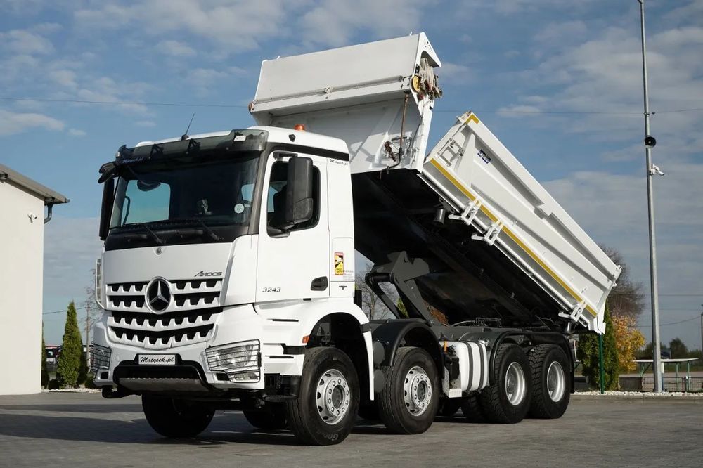 Mercedes-Benz AROCS 3243 / 8x4 / BASCUNĂ BIDIRECȚIONALĂ / BASCUNĂ HIDRODOXY / BORDMATIC / BASCUNĂ HIDRODOXY / ANVELOPE 100% / 2016 /