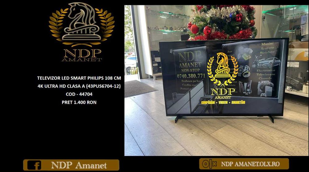 NDP Amanet NON-STOP Bld.Iuliu Maniu 69 TELEVIZOR SMART PHILIPS (44704)