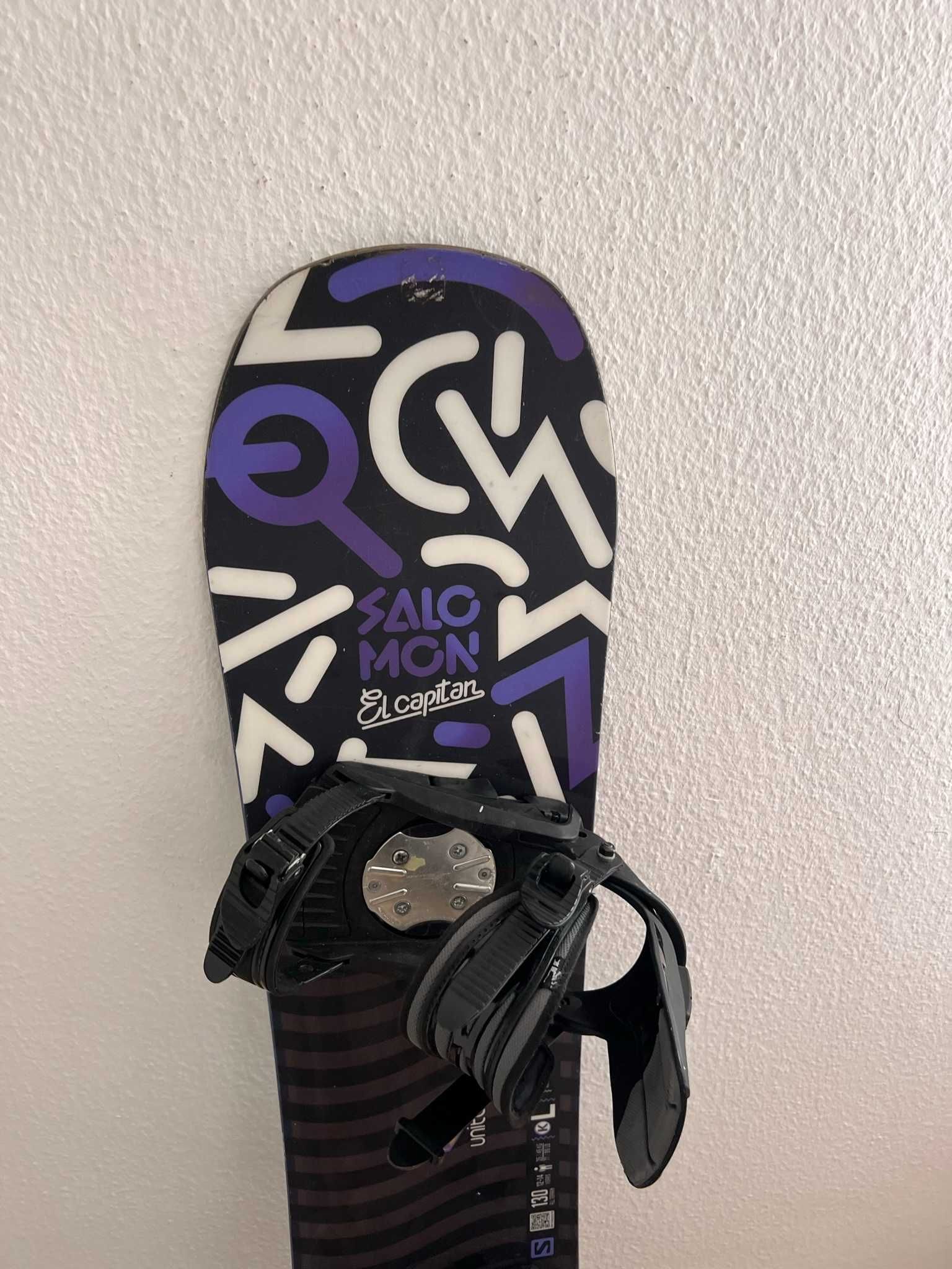 Placa snowboard Salomon El Capitan 135cm +legaturi Snow Pro