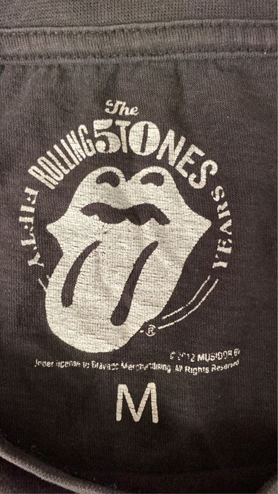 tricou rolling stones signed