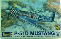 REVELL Model Kit Aircraft N. American P-51D MUSTANG 1:48 scale