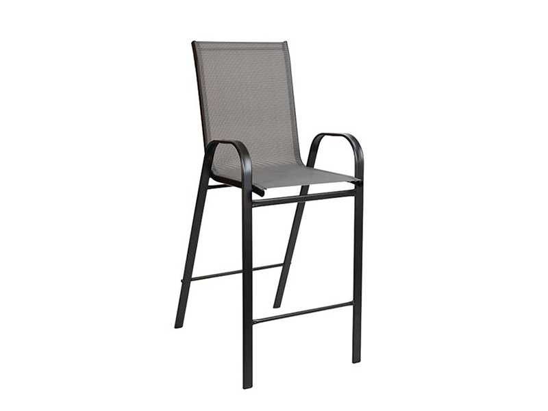 Бар стол от серията RIO, Метална рамка, Текстилент, UV защита