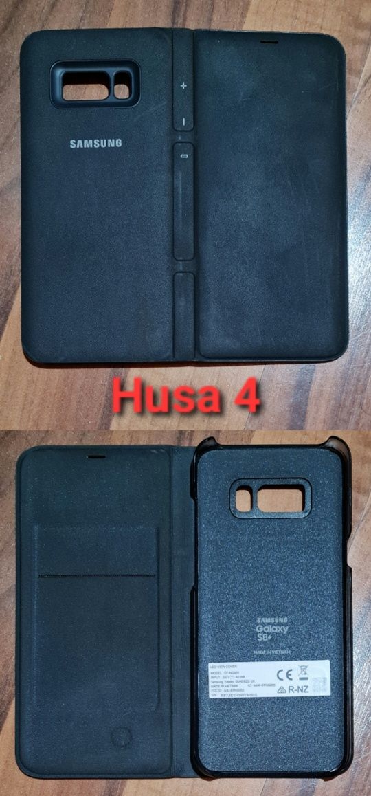 Husa SH flip smart activa originala Samsung Led View Cover S8+ S8 Plus