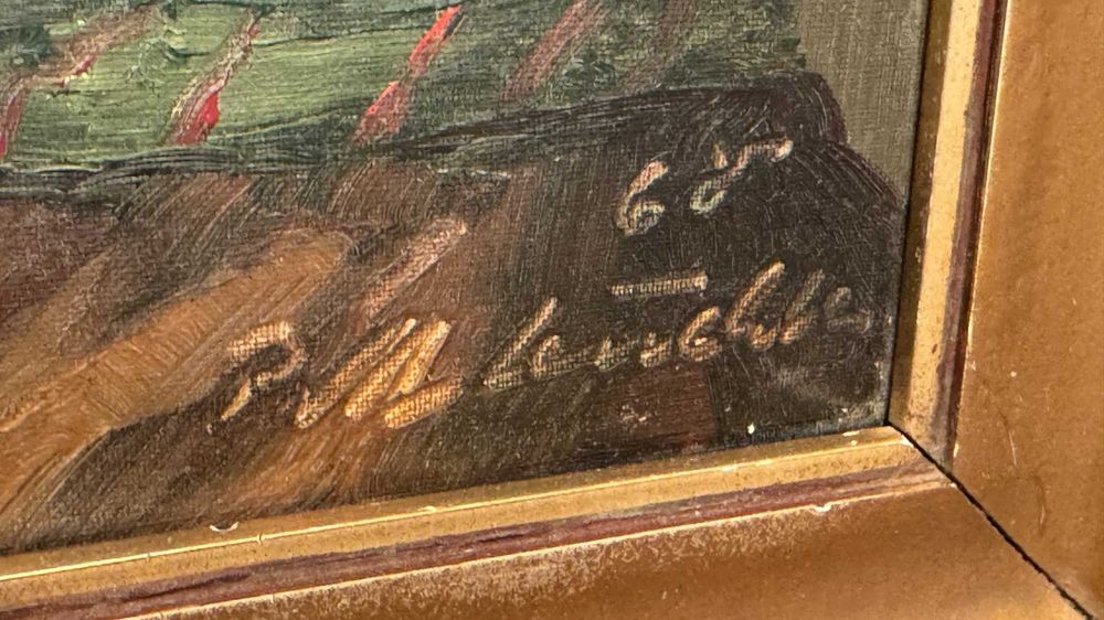 Стара картина, 1968г– масло, платно, подписана.