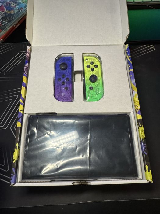 Nintendo switch oled, splatoon 3 edition