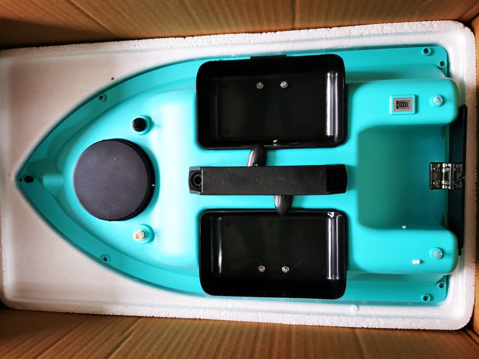 Barcuta GPS vaporaș navomodel plantat nadit pescuit 2 motoare 3 cuve!