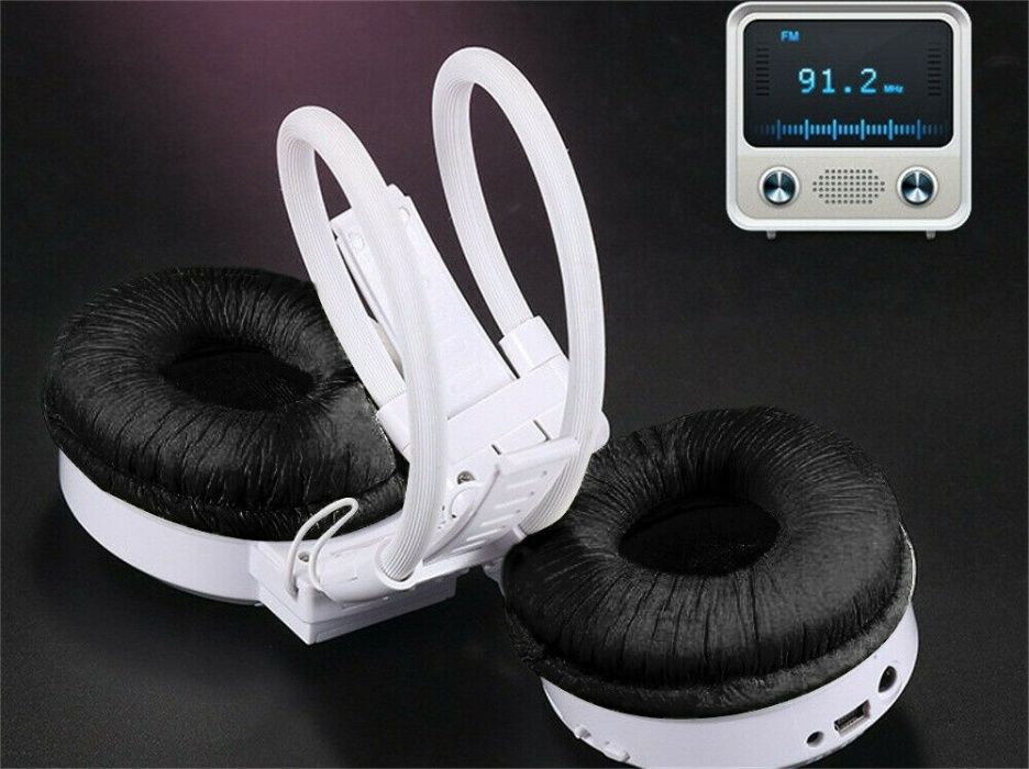 Casti FM microfon MP3 player anulare zgomot comutare melodie volum Noi