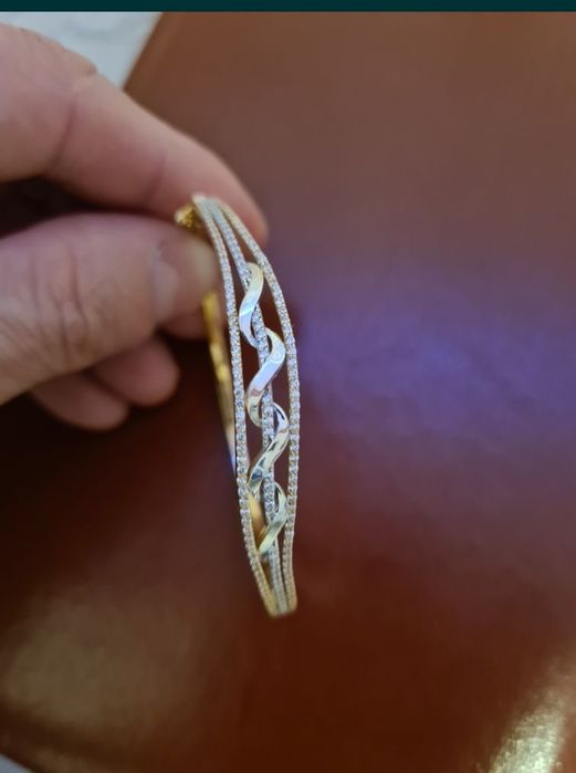 Bratara dama din aur 14k cu pietre semipretioase...