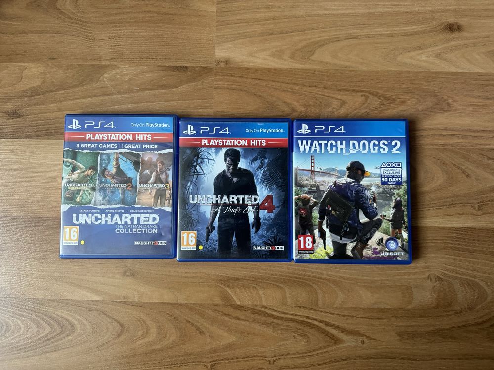 Watch dogs 2 Uncharted collection 4 ps4 playstation 4