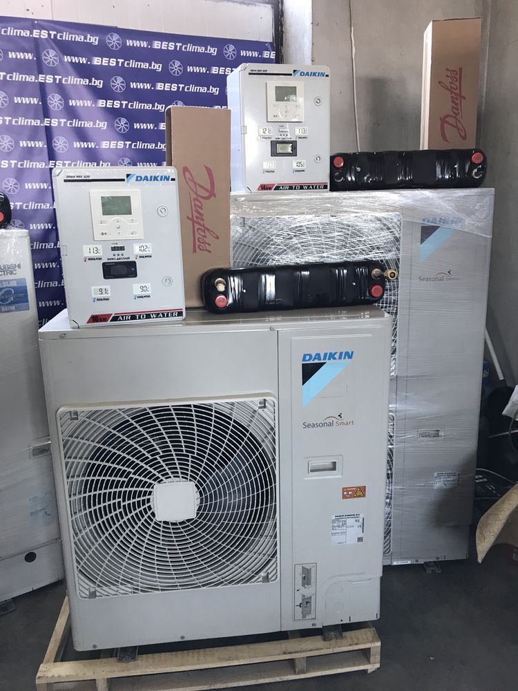 Термопомпа 14kw 16kw 24kw преработка климатик въздух вода