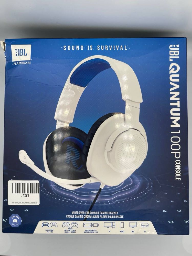 JBL Quantum 100P Console Casti gaming (#1293#)