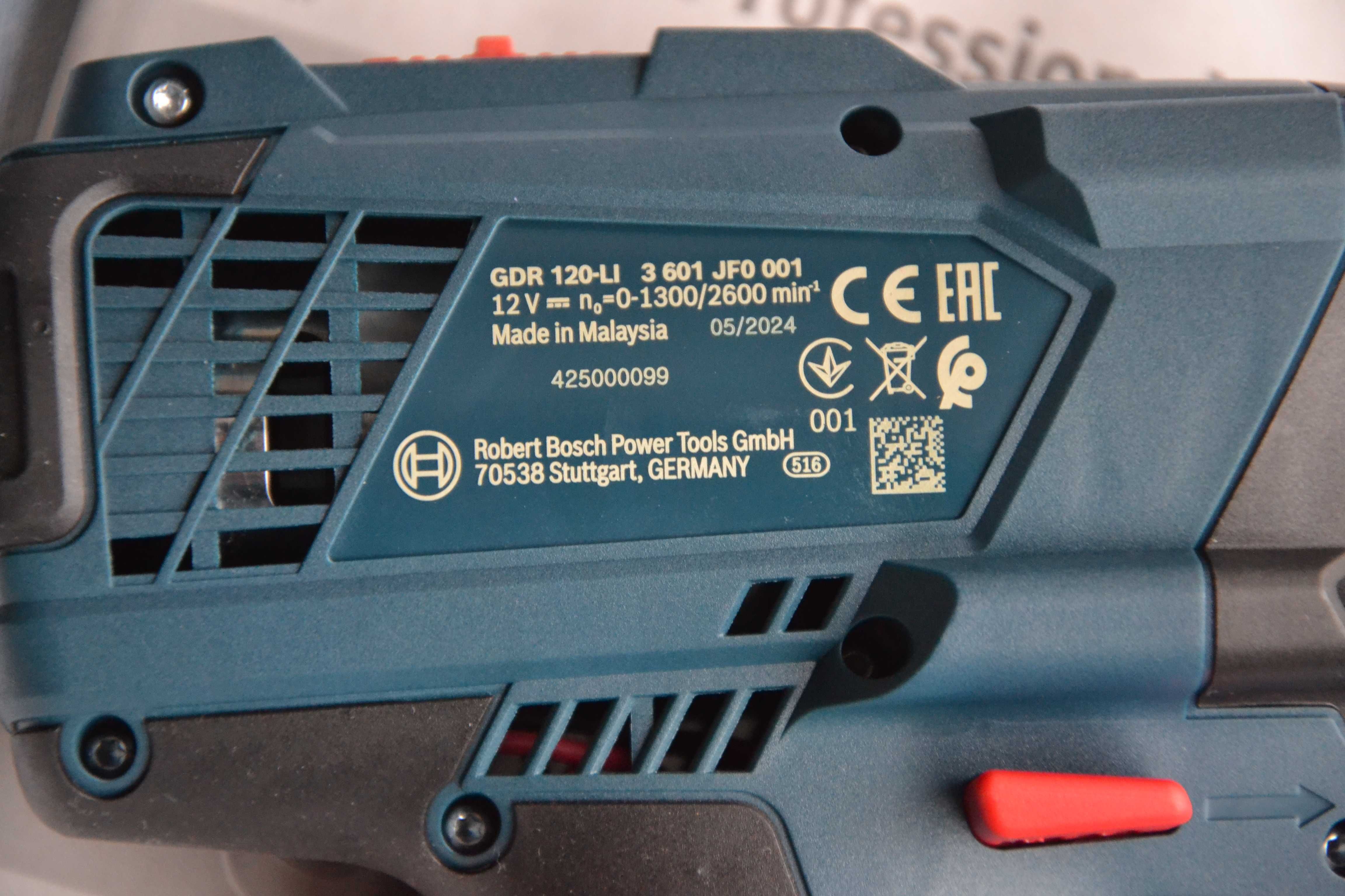 Нов ударен гайковерт  Bosch GDR 120Li
