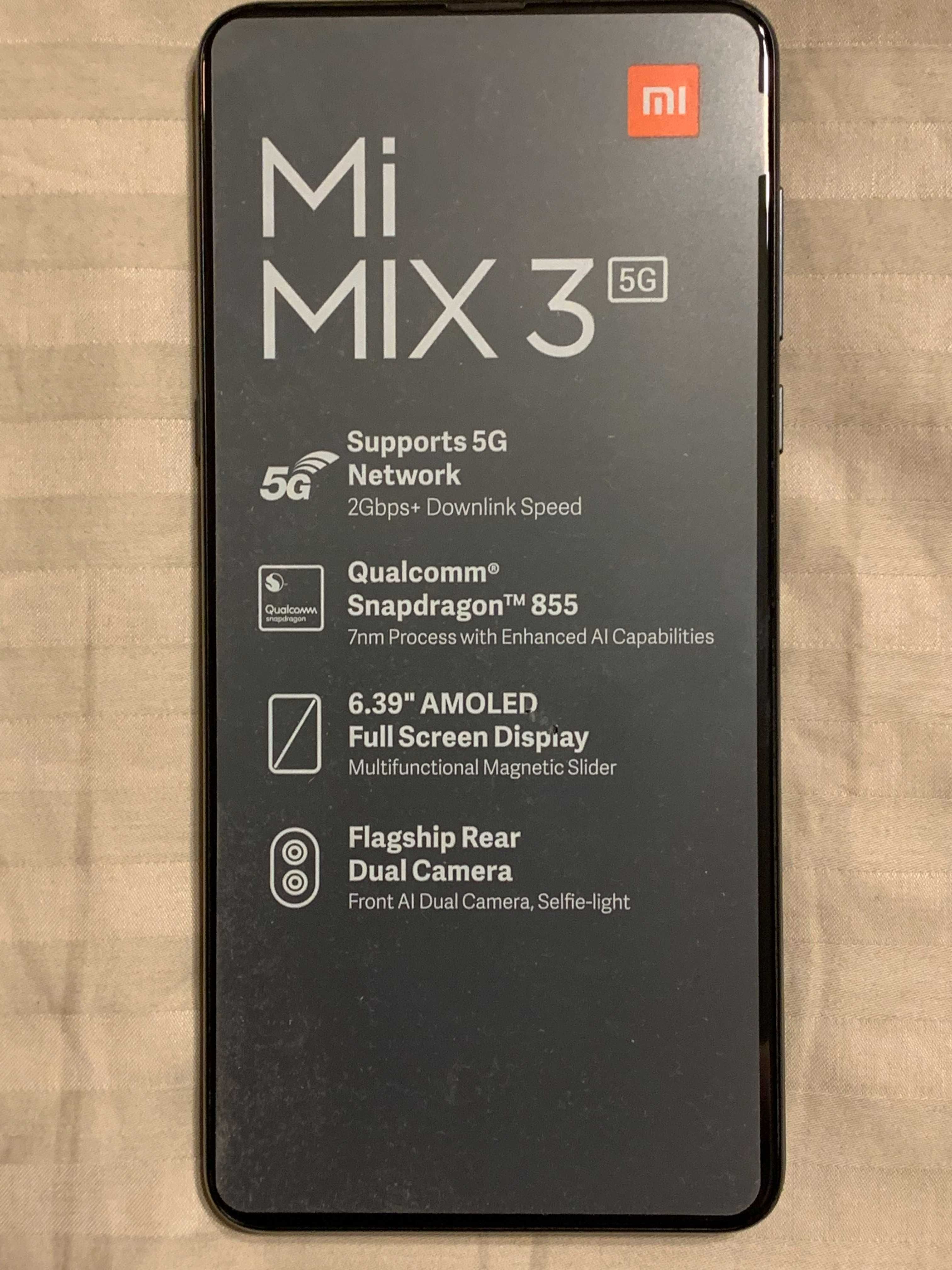 Xiaomi Mi MIX 3 5G 128Gb ROM/6Gb RAM, cutie completă