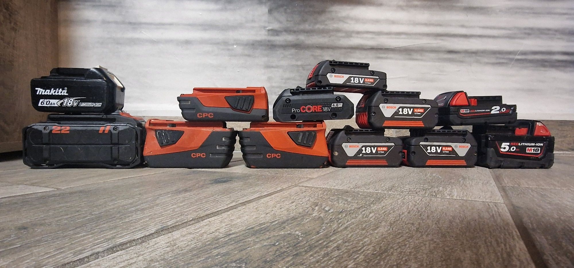 Батерии Bosch Makita Milwaukee Hilti Procore