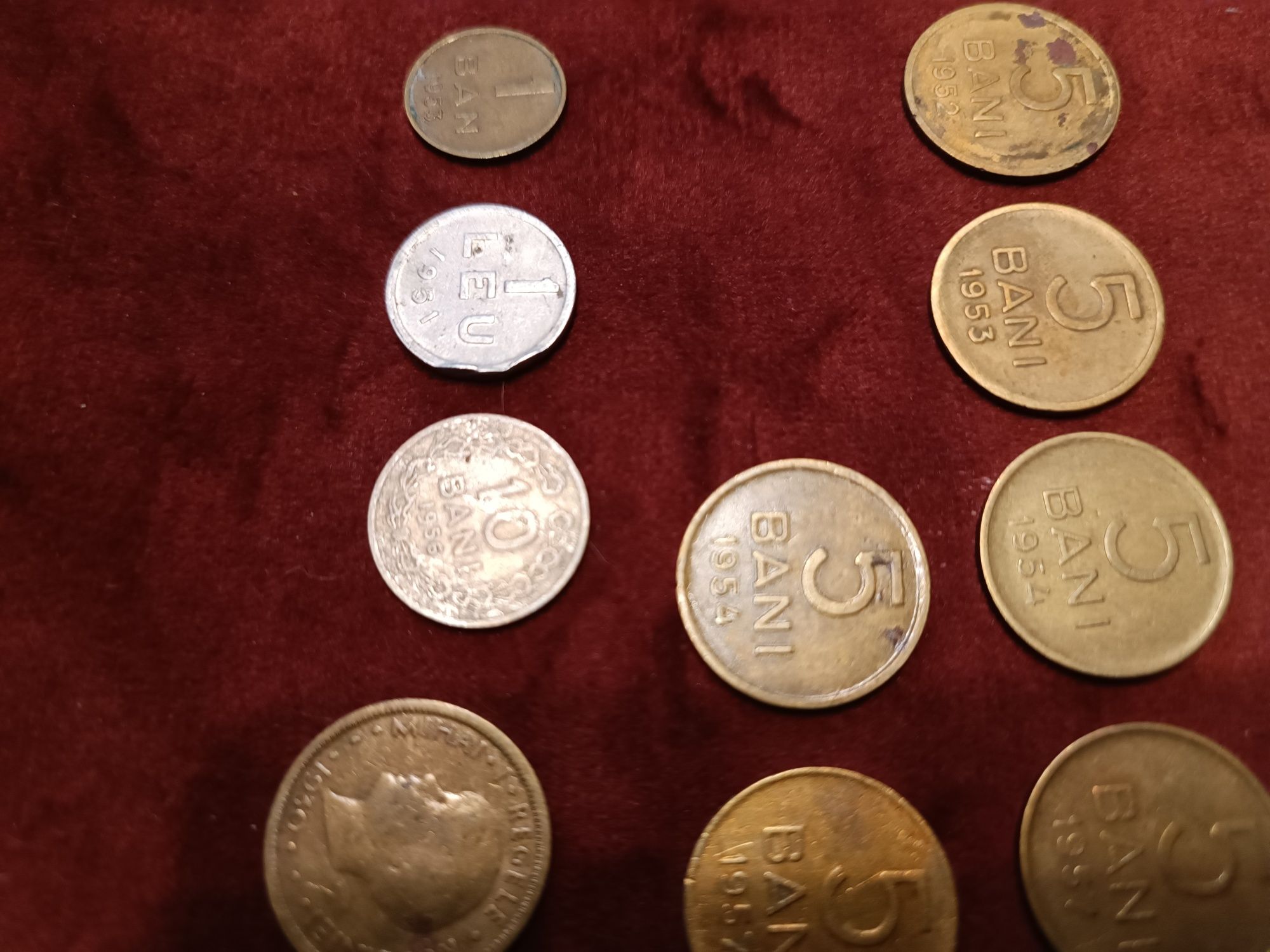 Lot 11 monede Romania.