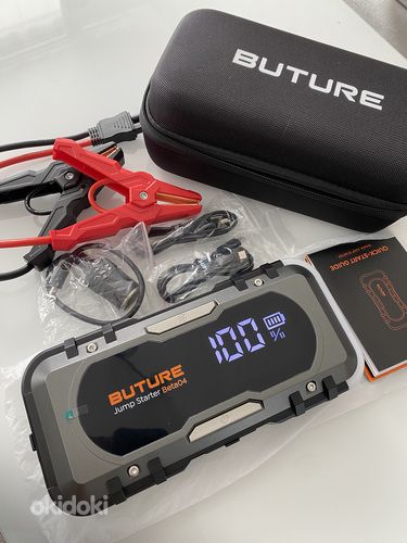 Дигитален Buture Jump Starter джъмп стартер 6000A бустер, стартер