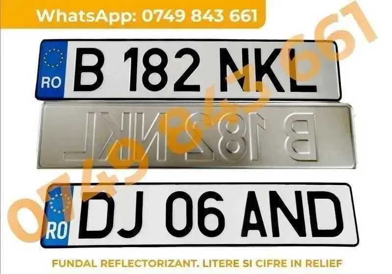 Numere auto ornamentale personalizate