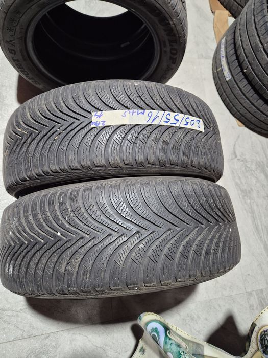 Vând cauciucuri seturi de câte 2buc 205/55/16 M+S imp Germania