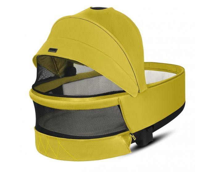 Нова! Количка Cybex Priam Mustard Yellow (зимен и летен кош)