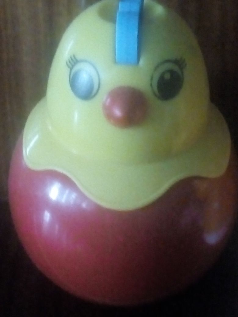 Игрушка неваляшка Винтаж 15 см