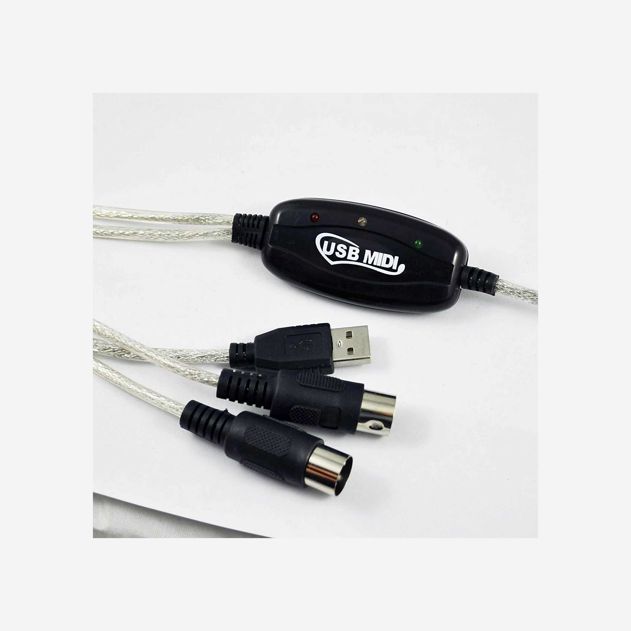 Кабель с USB на MIDI электронных музыкальных инструментов