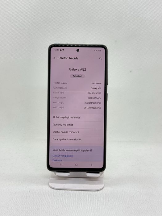 Samsung Galaxy A52 ideal