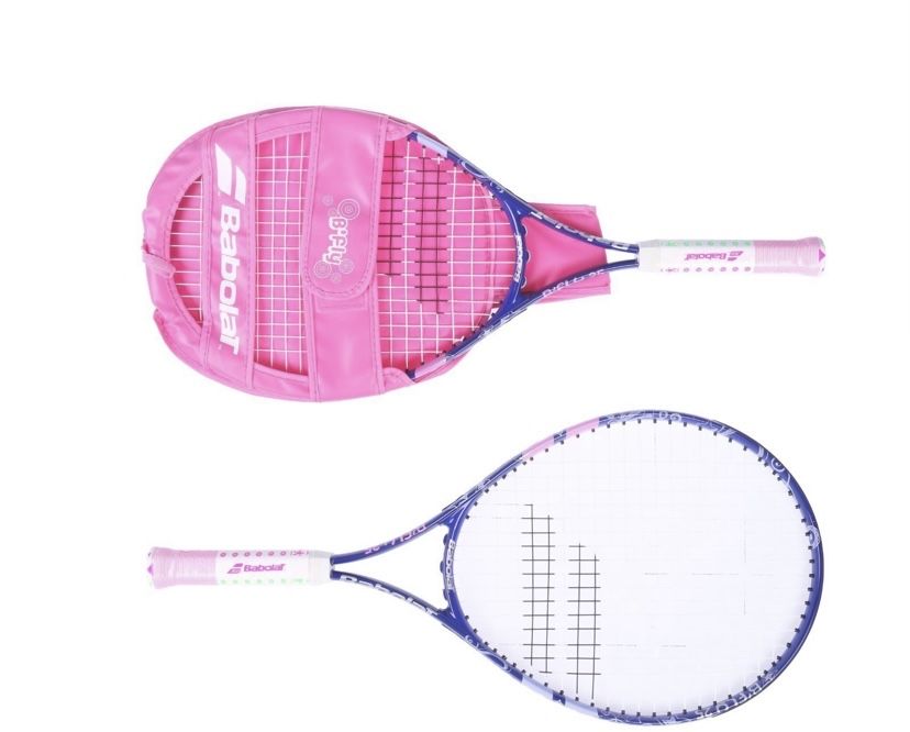 Теннисная ракетка "Би флай 25", фиолетово-розовая