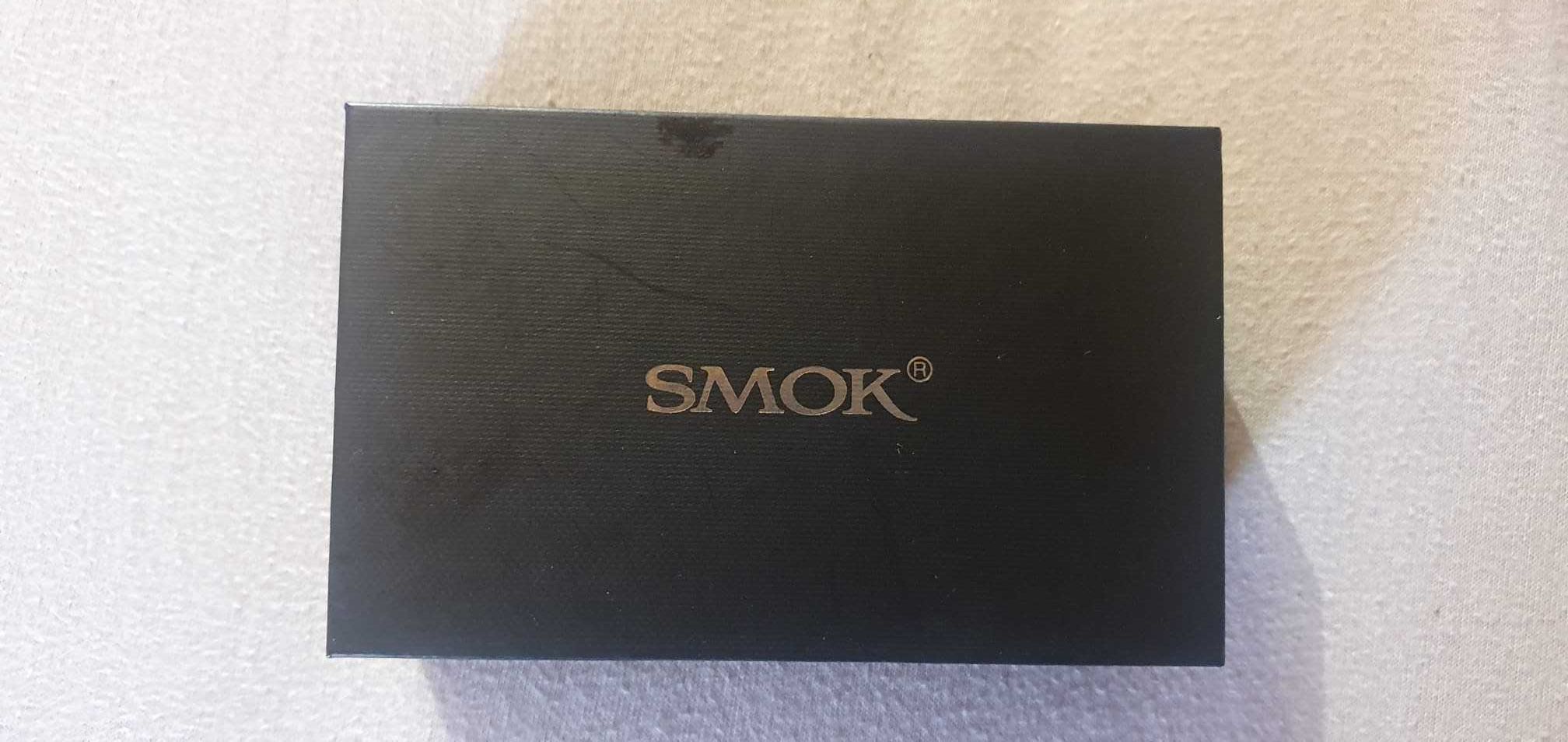 Tigara Electronica Smok Stick V8 silver + atomizor Augvape Merlin Mini