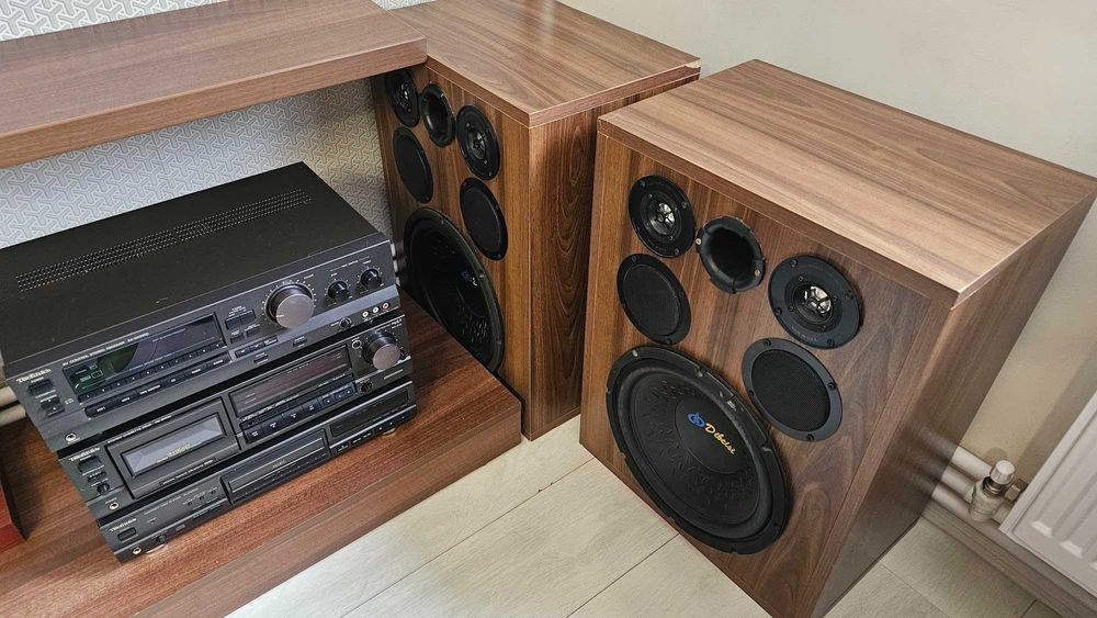 CD Player Technics si Boxe Custom – Sunet Impecabil, Vintage