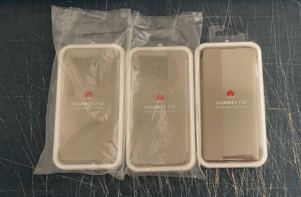 Smart View Flip Cover Huawei P30, Khaki, noi