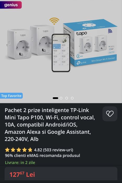 Prize inteligente Tapo P100