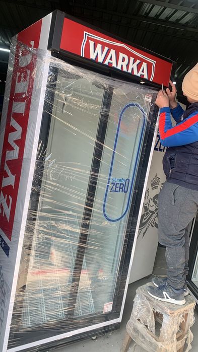 Vitrina verticală dublă electronică