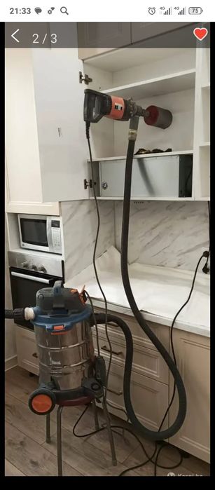 Сухое алмазное сверление,Установка Вытяжки,,резка стен плиты блоки  вы