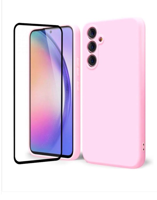 Samsung A07/A17/A16/A26/A36/A56 Husa Soft Touch + Folie Sticla Esd