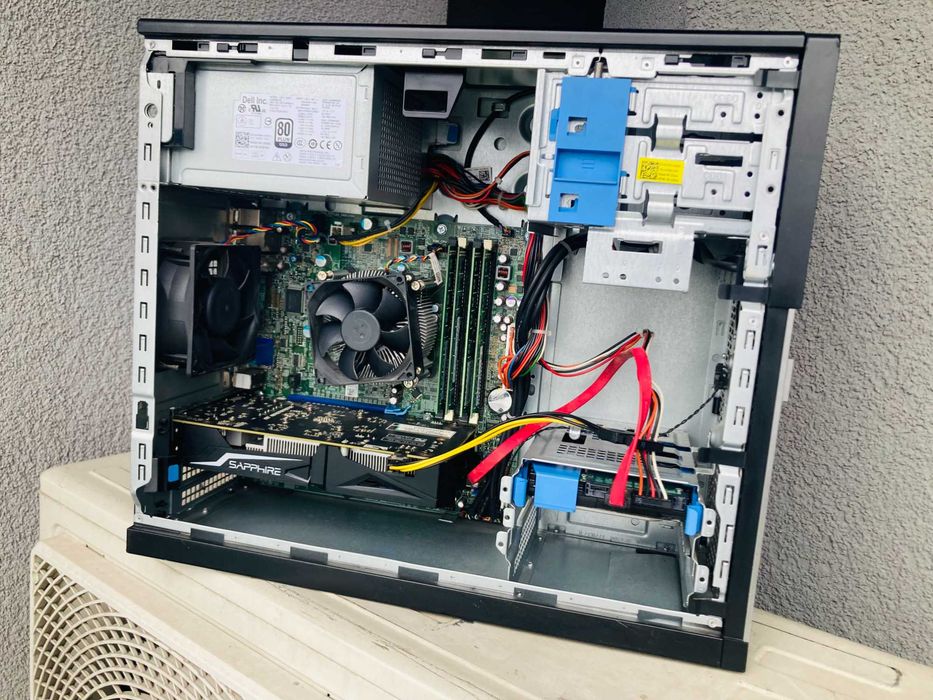 Геймърски Intel I5 2400,RX 560 4GB,8GB RAM,128 SSD+500 HDD